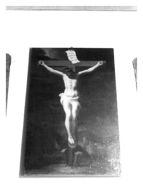 CRISTO CROCIFISSO (dipinto, opera isolata) - ambito genovese (prima metà sec. XVII)