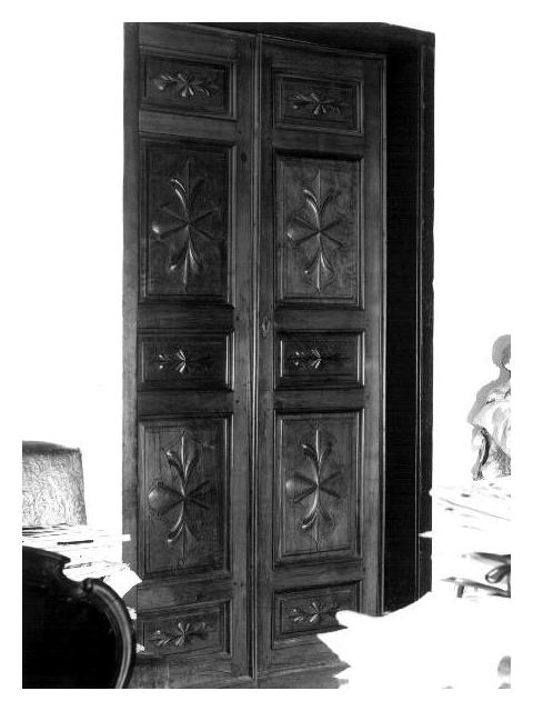 motivi decorativi (porta, opera isolata) - bottega ligure (metà sec. XVIII)
