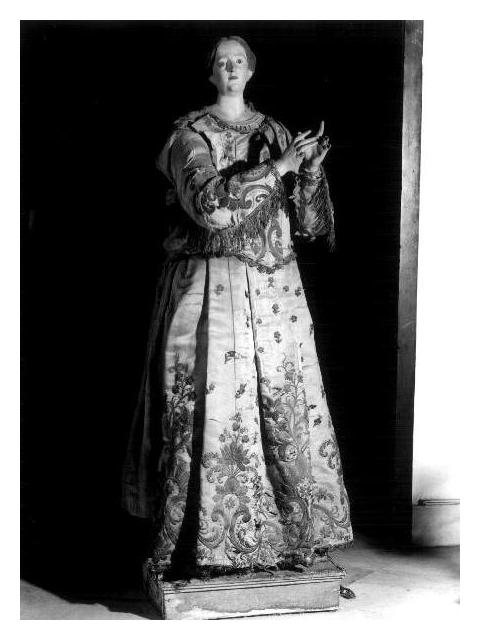 statua, elemento d'insieme - PRODUZIONE LIGURE (inizio sec. XIX)