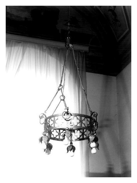 lampadario, opera isolata - PRODUZIONE LIGURE (prima metà sec. XIX)