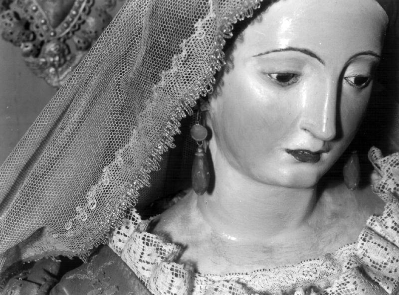 orecchino, elemento d'insieme - PRODUZIONE LIGURE (metà sec. XIX)