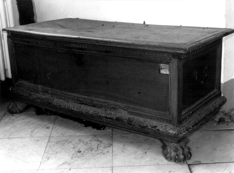 motivi decorativi (cassapanca, opera isolata) - bottega ligure (terzo quarto sec. XVIII)