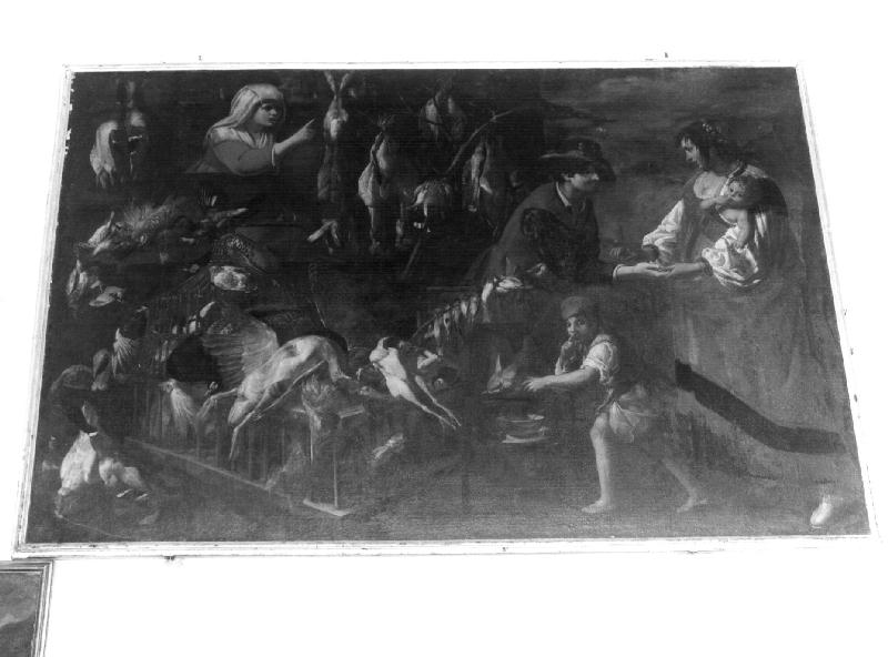 Buona Ventura (dipinto, elemento d'insieme) di Fiasella Domenico detto Sarzana (metà sec. XVII)