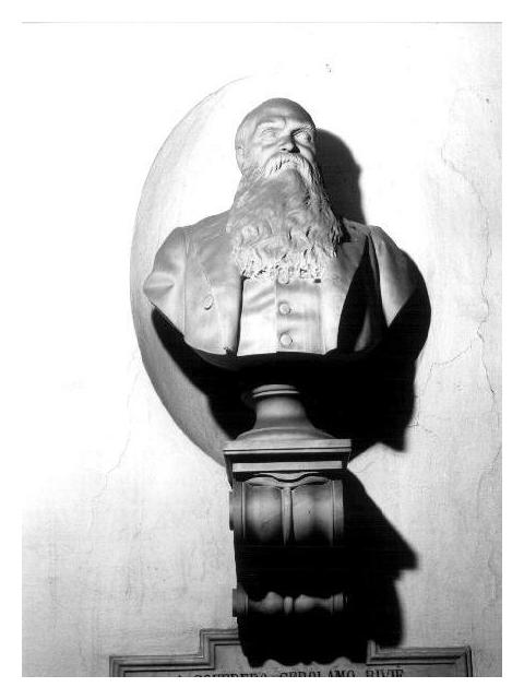 busto ritratto d'uomo (busto, elemento d'insieme) di Bacigalupo Giovanni Battista (sec. XIX)