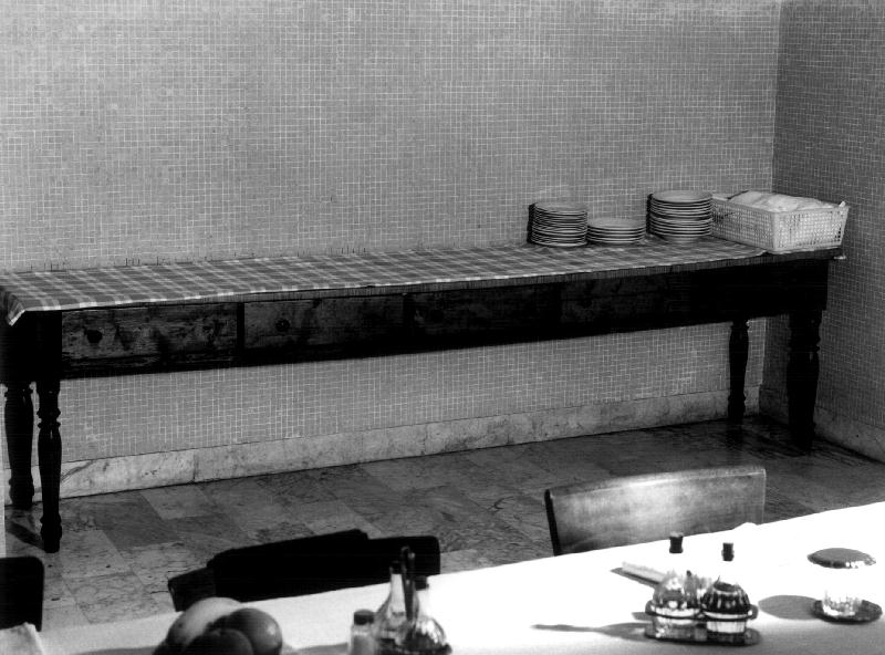 tavolo, serie - bottega ligure (metà sec. XIX)