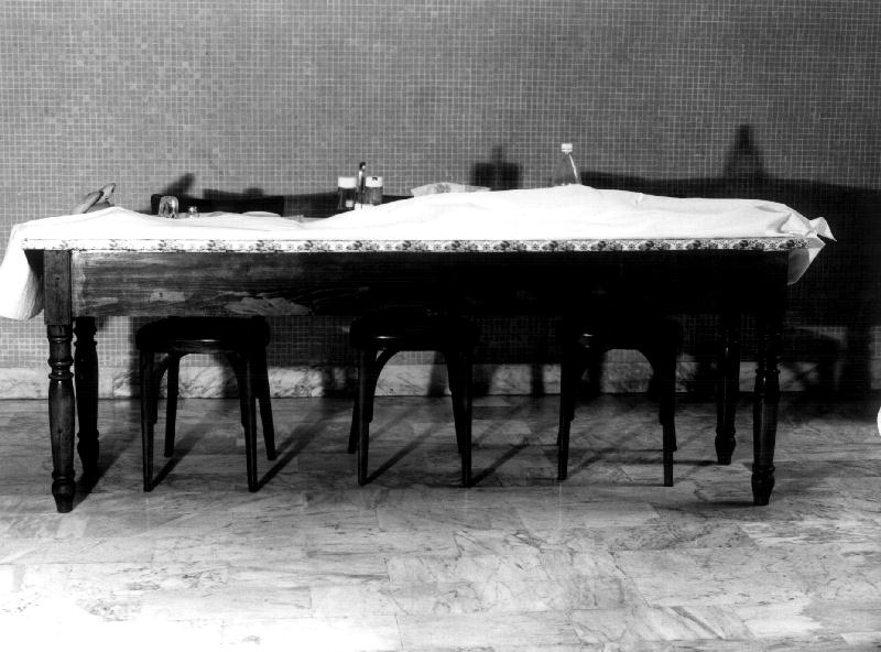 tavolo, coppia - bottega ligure (metà sec. XIX)