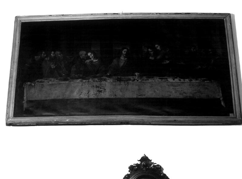 ULTIMA CENA (dipinto, elemento d'insieme) - ambito ligure (ultimo quarto sec. XVI)