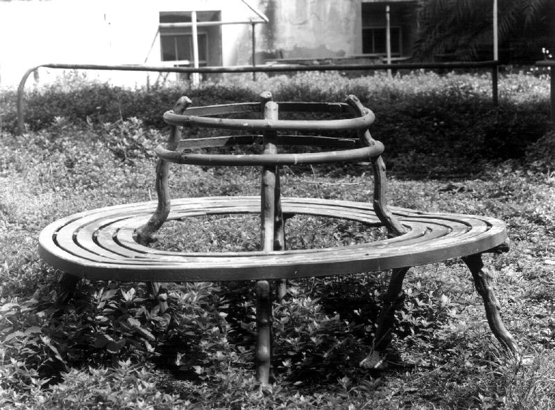 panchina, coppia - PRODUZIONE LIGURE (seconda metà sec. XIX)