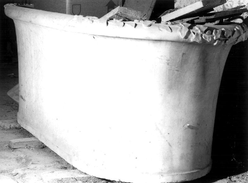 vasca, opera isolata - bottega ligure (metà sec. XIX)