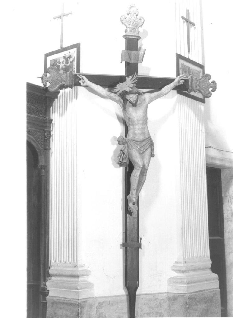 CRISTO CROCIFISSO (crocifisso, opera isolata) - PRODUZIONE LIGURE (sec. XVIII)