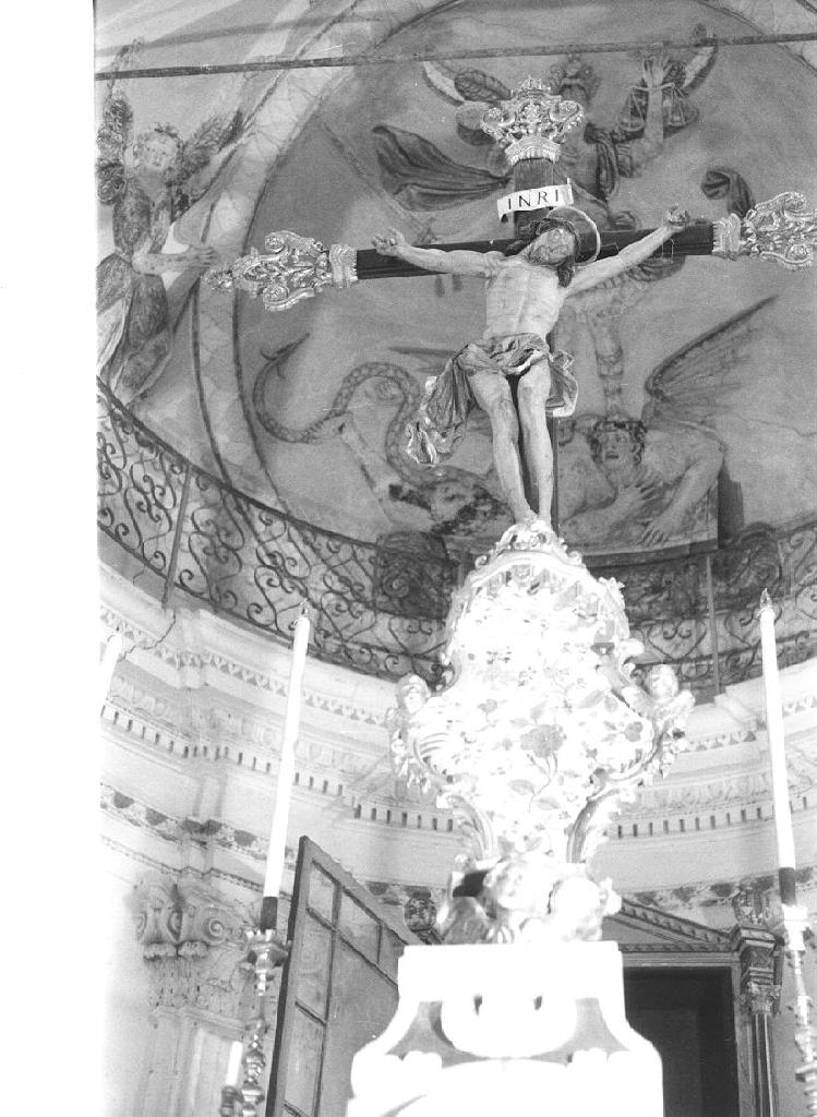 CRISTO CROCIFISSO (crocifisso, elemento d'insieme) - bottega ligure (sec. XVIII)