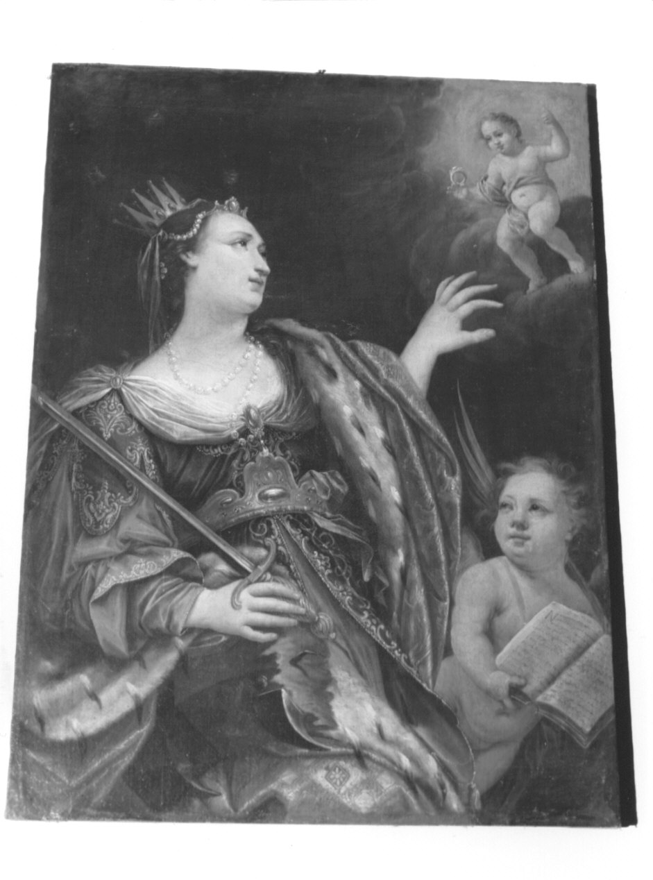 MATRIMONIO MISTICO DI SANTA CATERINA D'ALESSANDRIA (dipinto, opera isolata) - ambito genovese (primo quarto sec. XVIII)