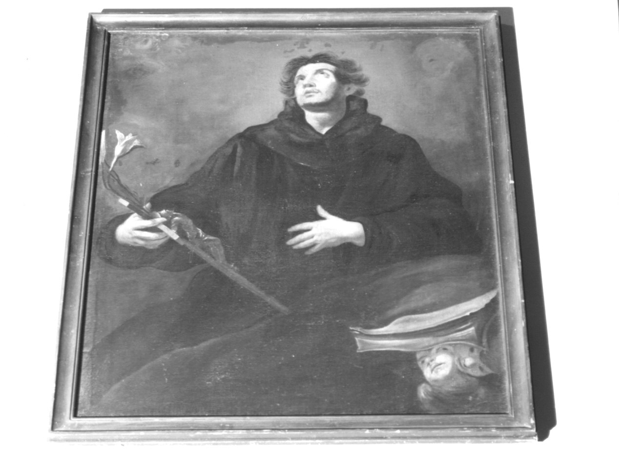 SANT'ANTONIO DA PADOVA (dipinto, opera isolata) - ambito genovese (prima metà sec. XVII)