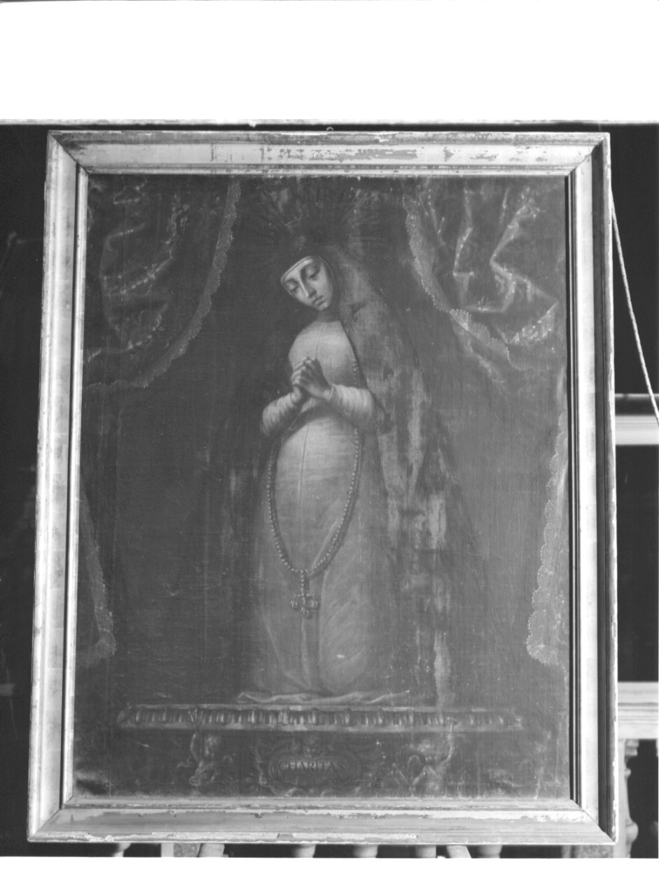 MADONNA ORANTE (dipinto, opera isolata) - ambito genovese (?) (fine/inizio secc. XVI/ XVII)