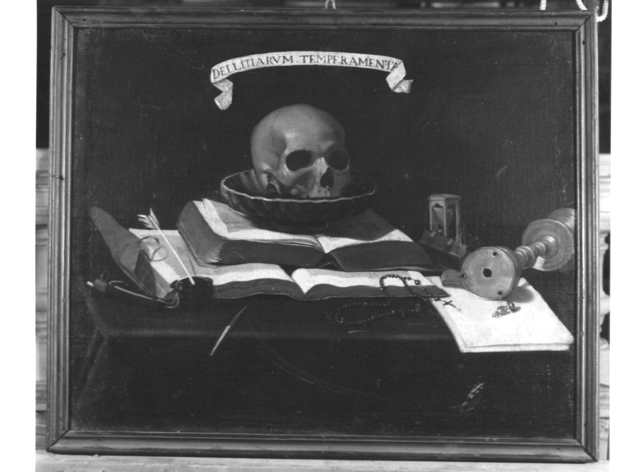 DELLITIARUM TEMPERAMENTA, NATURA MORTA (dipinto, opera isolata) - ambito genovese (?) (secondo quarto sec. XVII)