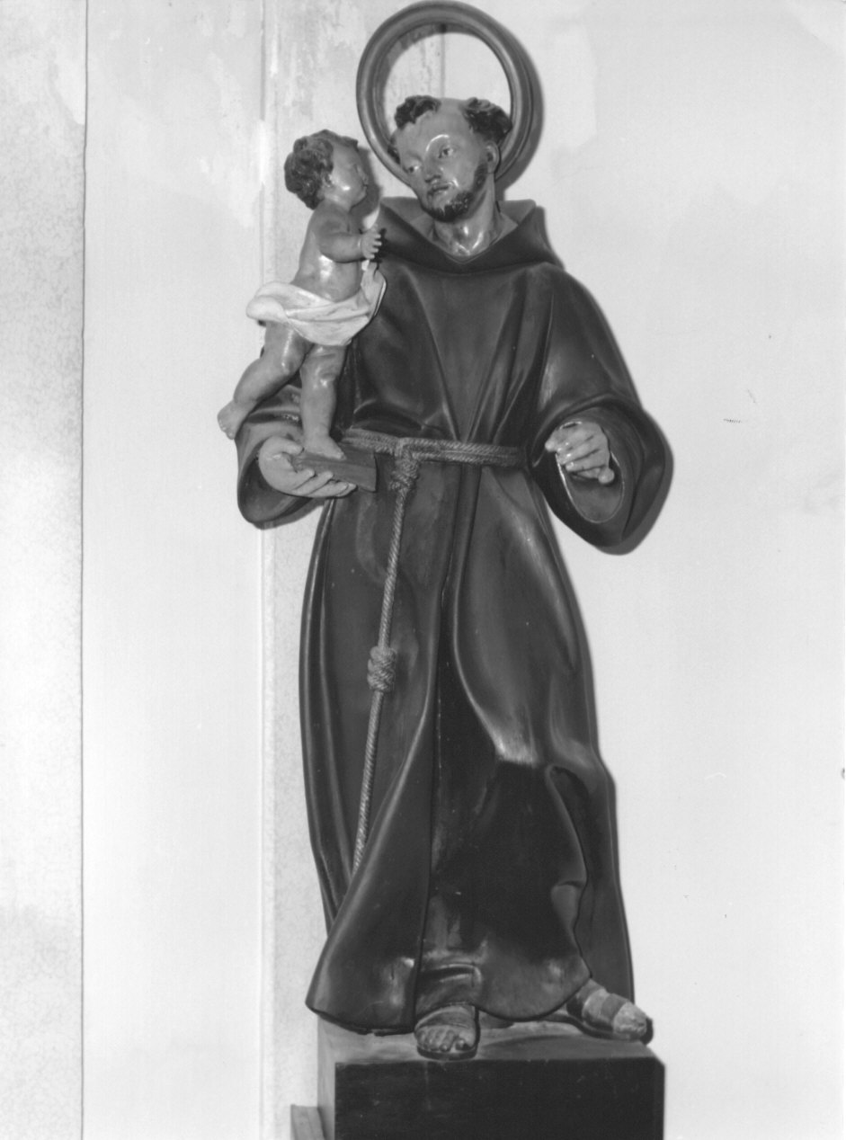 SANT'ANTONIO DA PADOVA (scultura, opera isolata) di Maragliano Anton Maria (bottega) (primo quarto sec. XVIII)