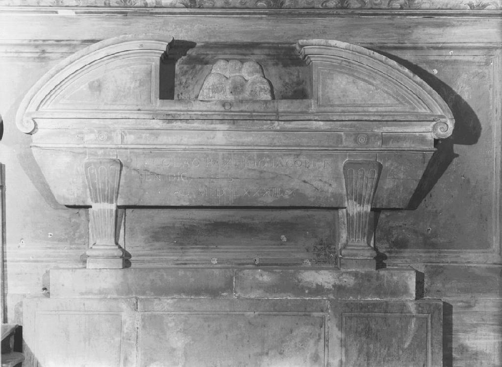 monumento funebre, opera isolata - bottega ligure (sec. XVI)