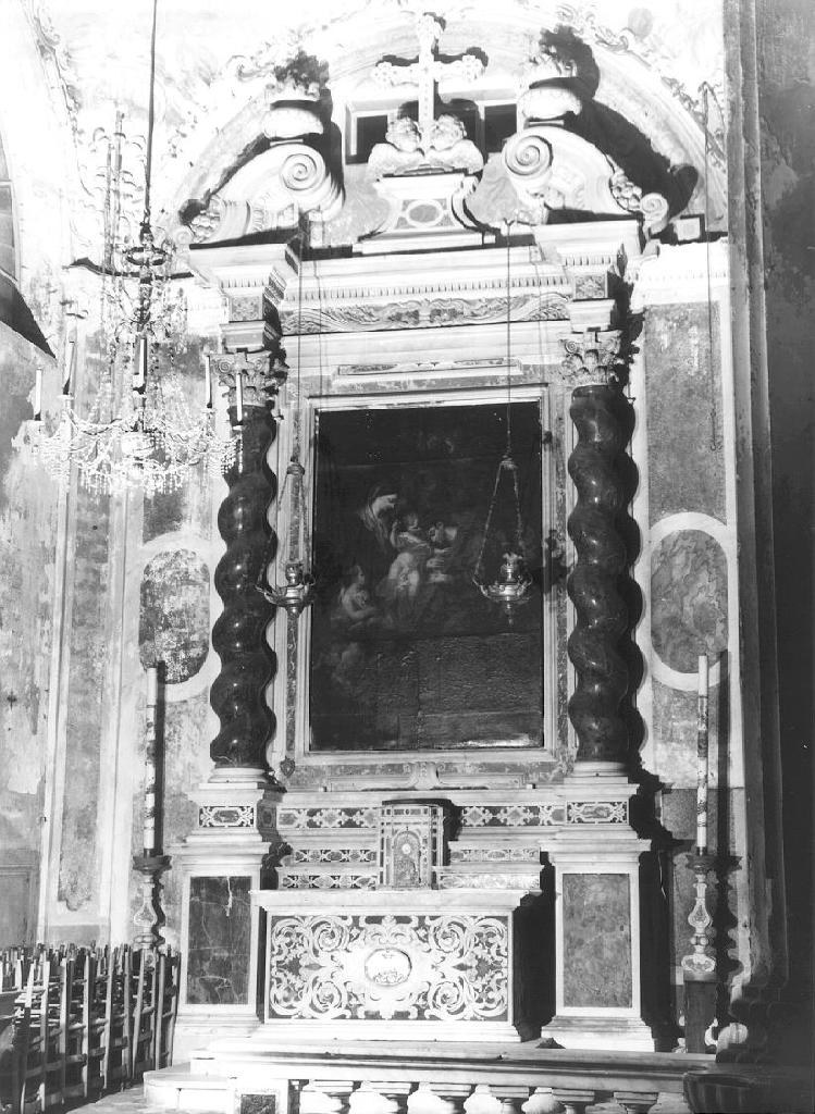 altare, insieme - bottega ligure (metà sec. XVII)