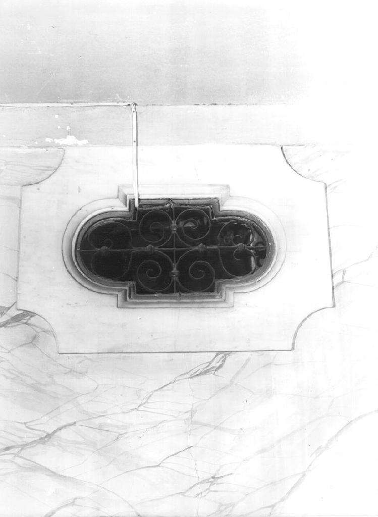 mostra di finestra, opera isolata - PRODUZIONE LIGURE (fine sec. XIX)