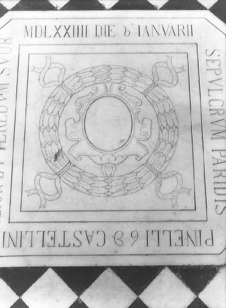 lapide tombale, opera isolata - bottega ligure (sec. XVI)