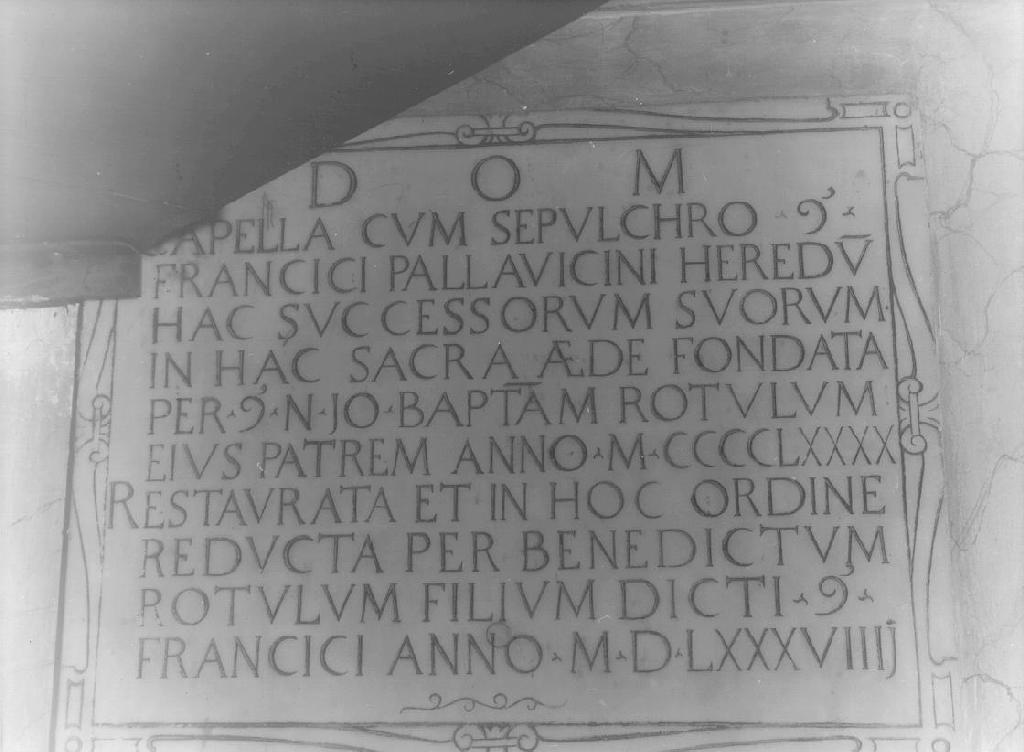 lapide commemorativa, opera isolata - bottega ligure (sec. XVI)