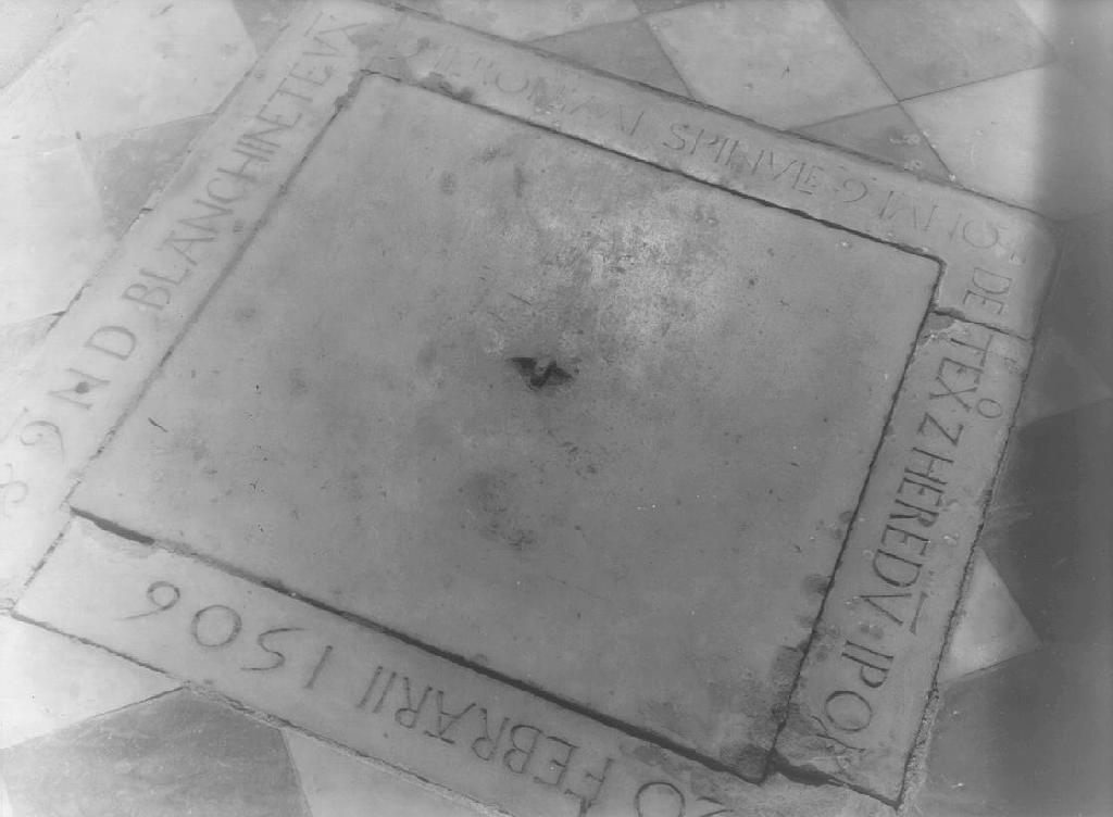 lastra tombale, opera isolata - bottega ligure (sec. XVI)