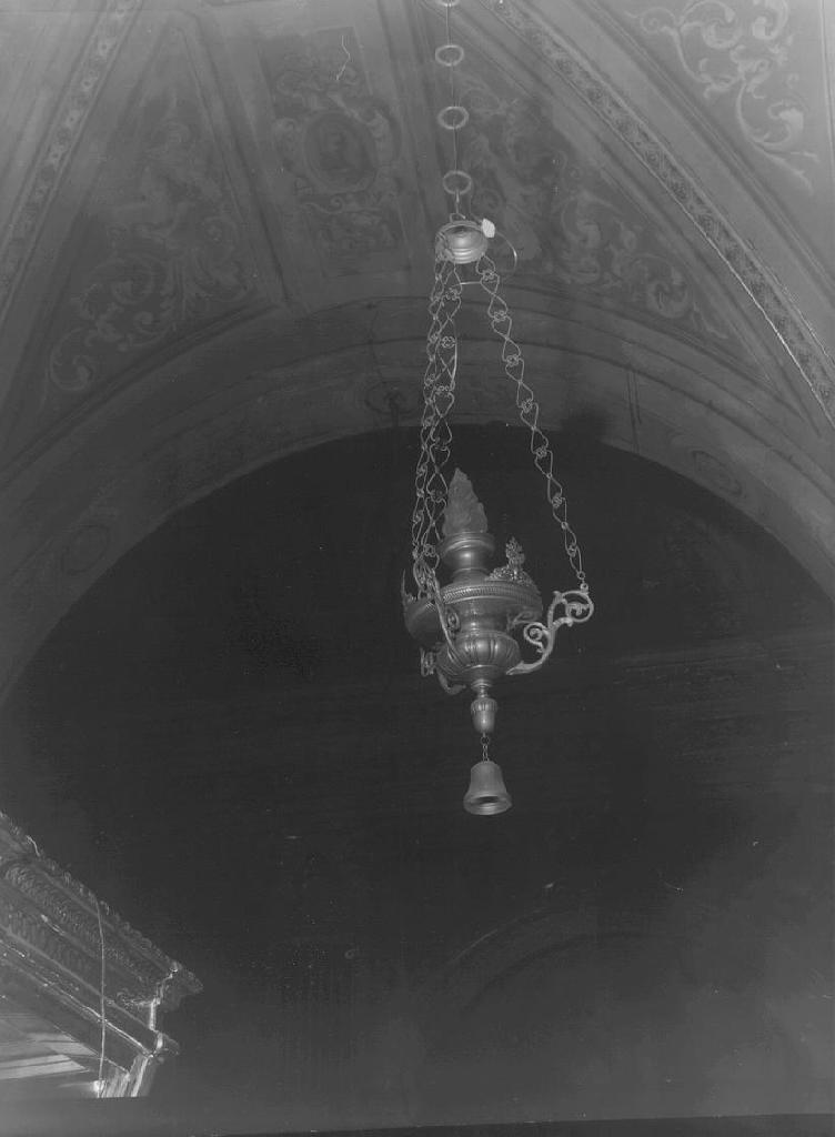 lampada pensile, serie - bottega ligure (inizio sec. XX)