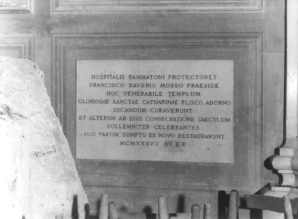 lapide commemorativa, opera isolata - bottega ligure (sec. XX)