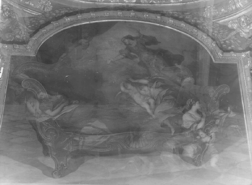 miracolo di Santa Caterina da Genova (dipinto, elemento d'insieme) di Tagliafichi Santino Fortunato (attribuito) (primo quarto sec. XIX)