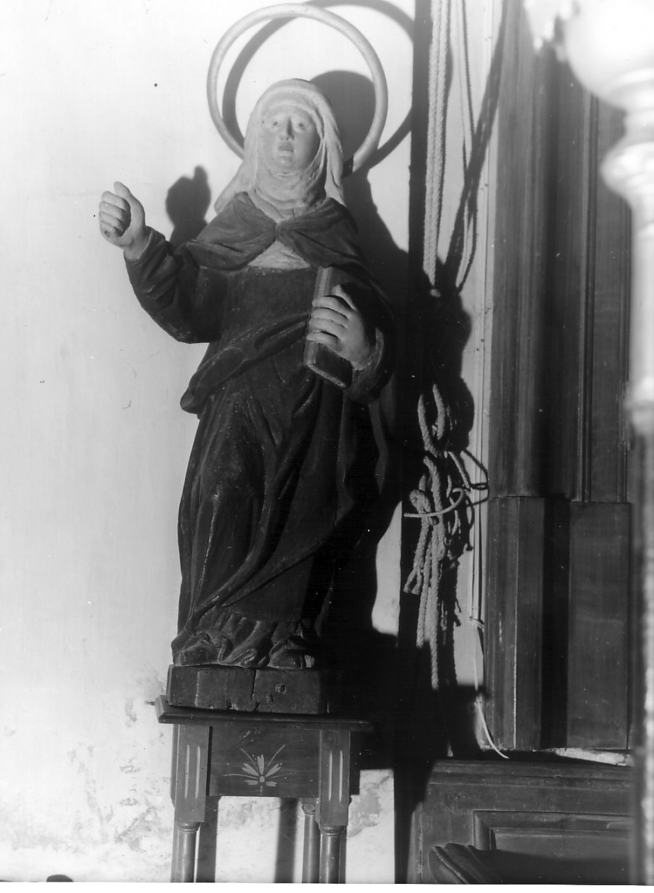 Santa Chiara (statua, opera isolata) - bottega ligure (sec. XVIII)