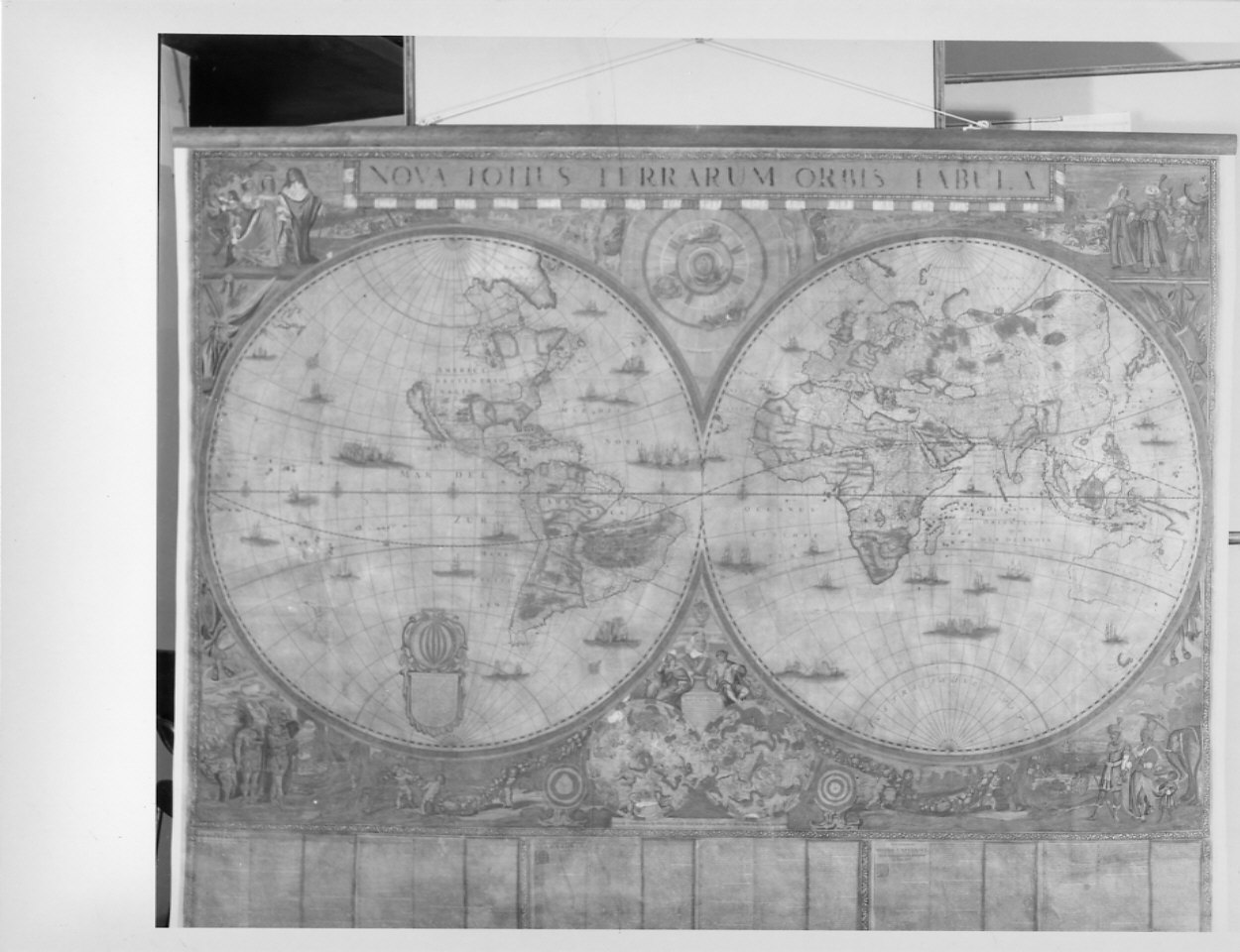 Nova Totius Terrarum Orbis Tabula (carta geografica, opera isolata) di De Witt Federico (seconda metà sec. XVII)