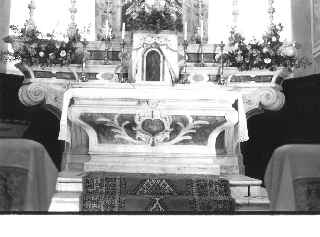 altare maggiore, opera isolata - bottega ligure (sec. XVIII)
