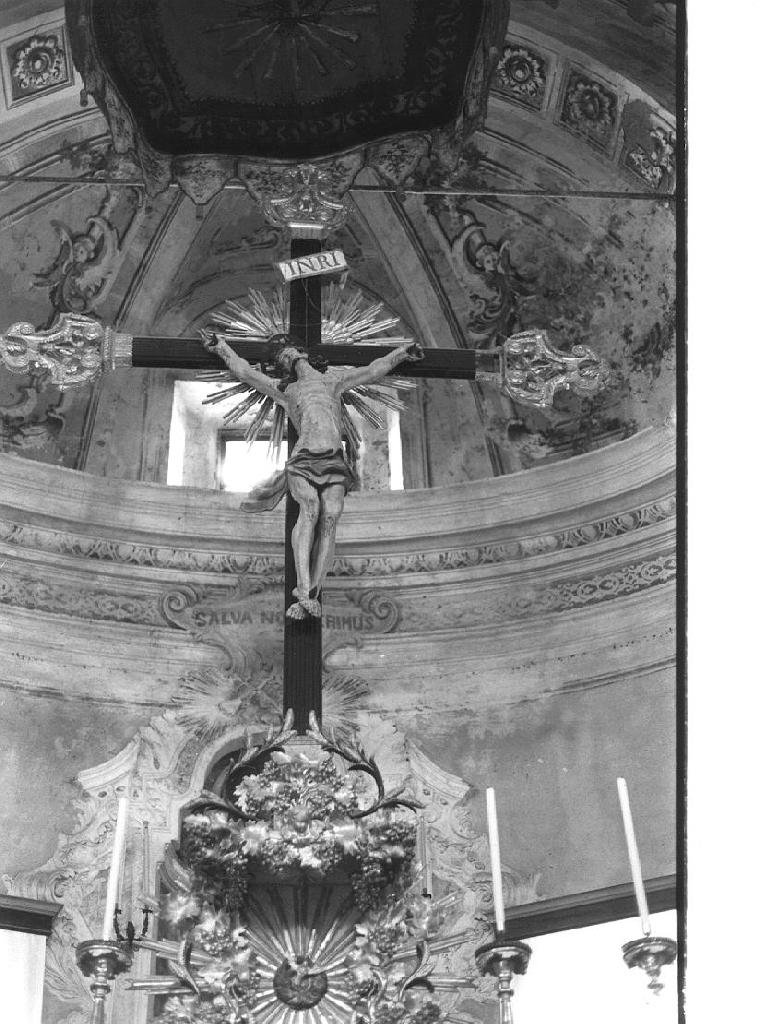 CRISTO CROCIFISSO (crocifisso, opera isolata) - bottega ligure (sec. XVIII)