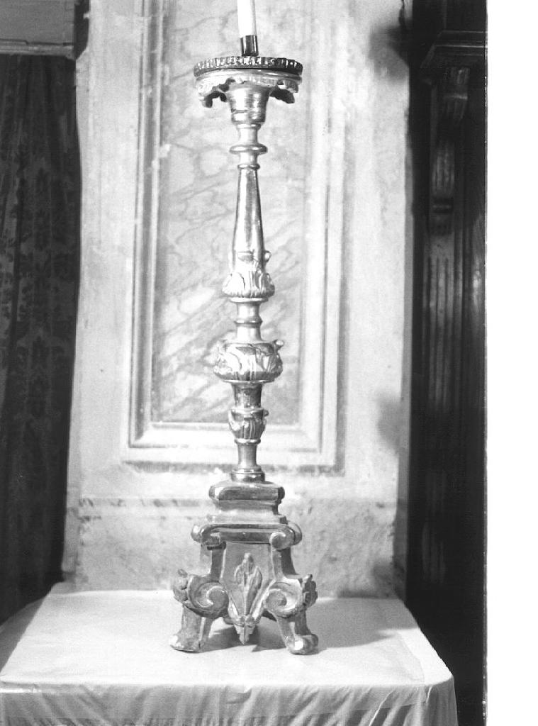 candeliere, serie - bottega ligure (sec. XVIII)