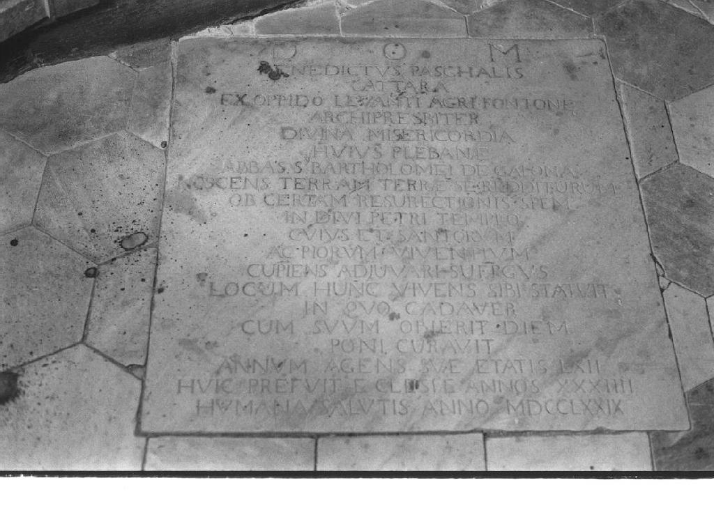 lastra, opera isolata - bottega ligure (sec. XVIII)