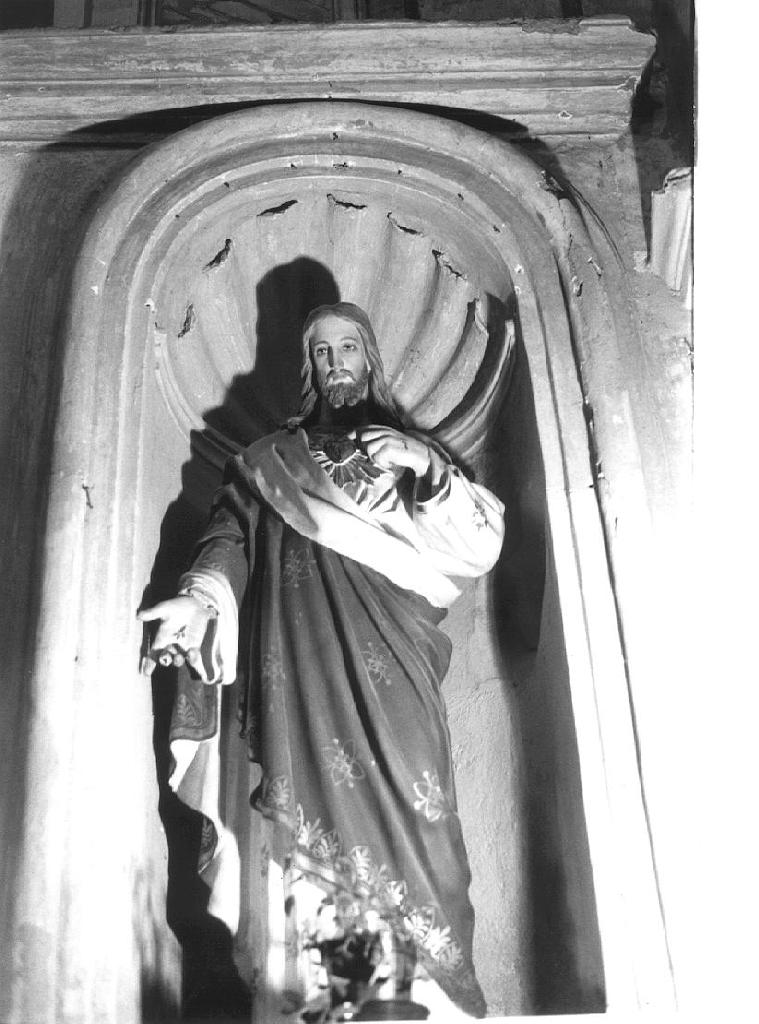 Sacro Cuore di Gesù (statua, opera isolata) - PRODUZIONE LIGURE (prima metà sec. XX)