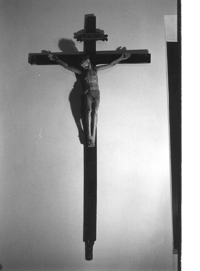 CRISTO CROCIFISSO (crocifisso, opera isolata) - bottega ligure (sec. XIX)