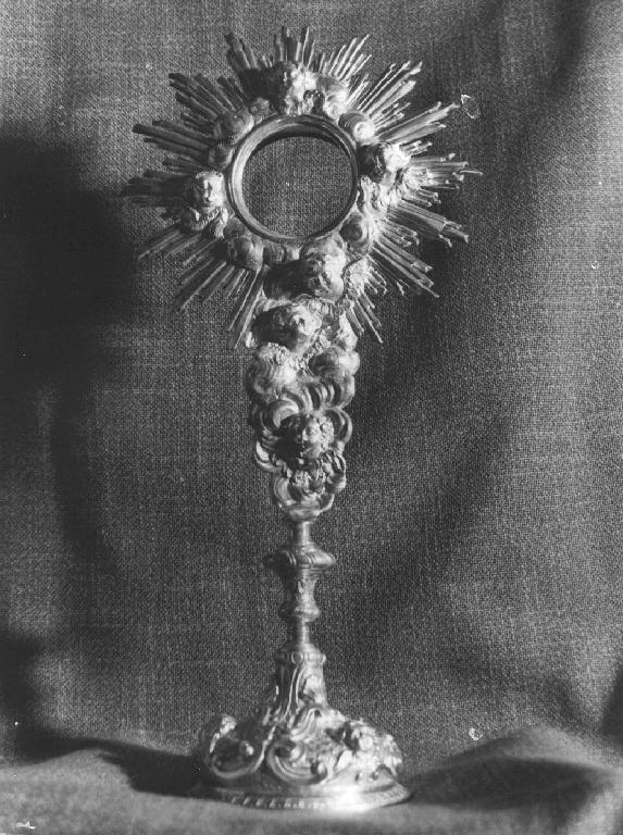 ostensorio, opera isolata - bottega ligure (prima metà sec. XIX)