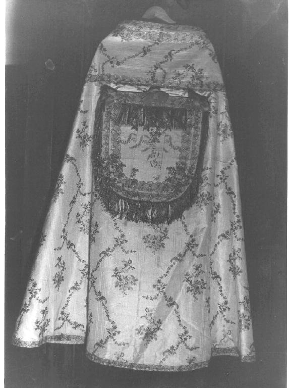 piviale, opera isolata - manifattura ligure (ultimo quarto sec. XVIII)