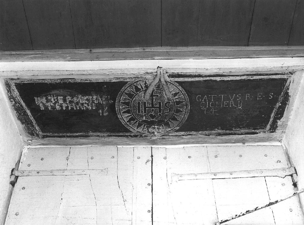 lastra, opera isolata - PRODUZIONE LIGURE (sec. XVII)