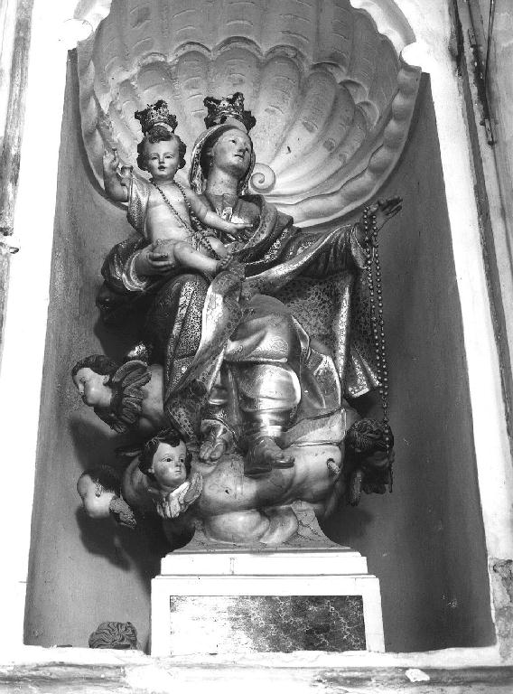 Madonna con Bambino (statua, opera isolata) - PRODUZIONE LIGURE (sec. XVIII)
