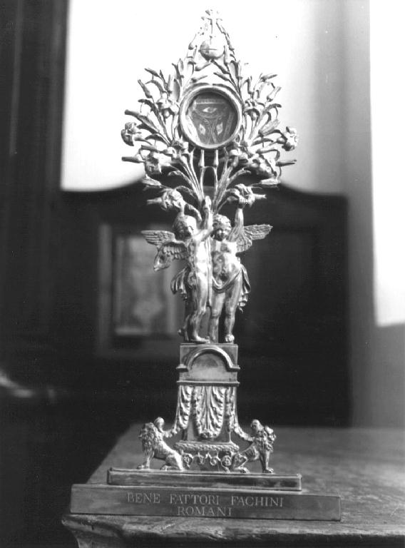 reliquiario, opera isolata - PRODUZIONE GENOVESE (fine/inizio secc. XIX/ XX)