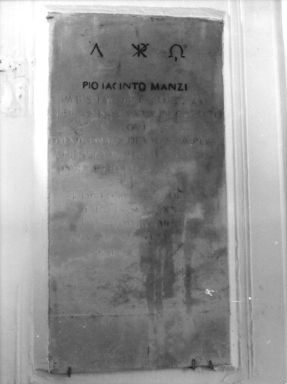 lapide, opera isolata - bottega ligure (sec. XIX)