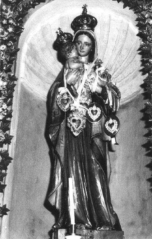 Madonna con Bambino (statua, opera isolata) - bottega ligure (sec. XIX)