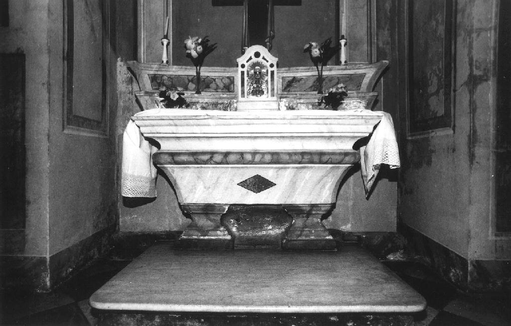 altare, opera isolata - bottega ligure (fine/inizio secc. XVIII/ XIX)