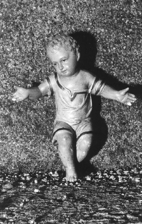 Gesù Bambino (statua, opera isolata) - PRODUZIONE LIGURE (seconda metà sec. XIX)