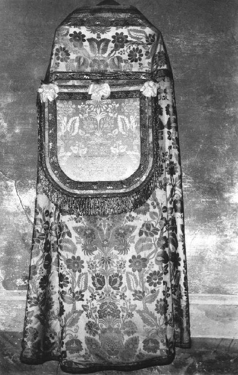 piviale, opera isolata - manifattura ligure (fine/inizio secc. XIX/ XX)