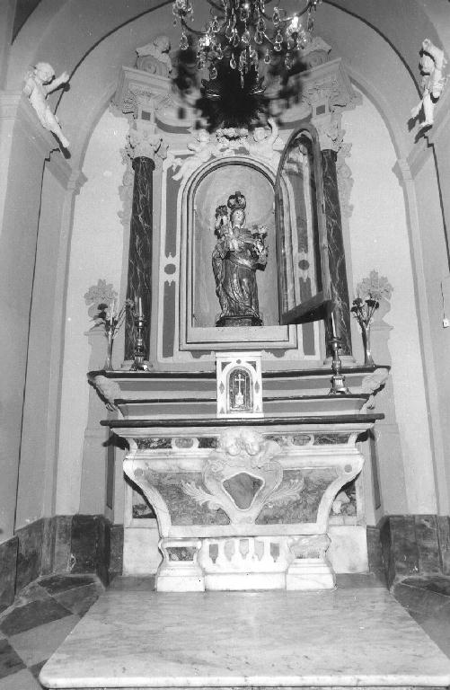 altare, opera isolata - PRODUZIONE LIGURE (prima metà sec. XVIII)