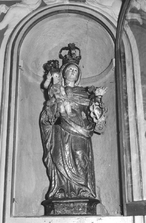 Madonna del Carmelo (statua, opera isolata) - bottega ligure (sec. XIX)