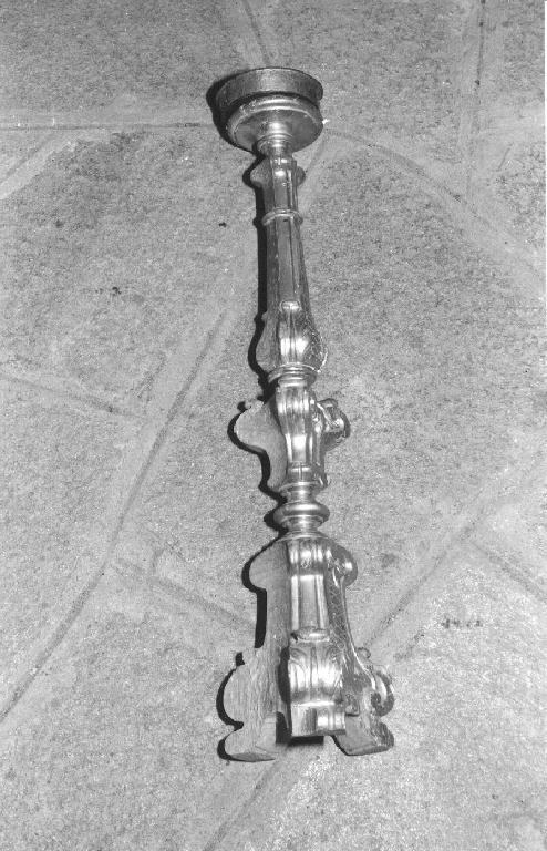 motivi decorativi geometrici (candeliere d'altare, serie) - bottega ligure (sec. XVIII)